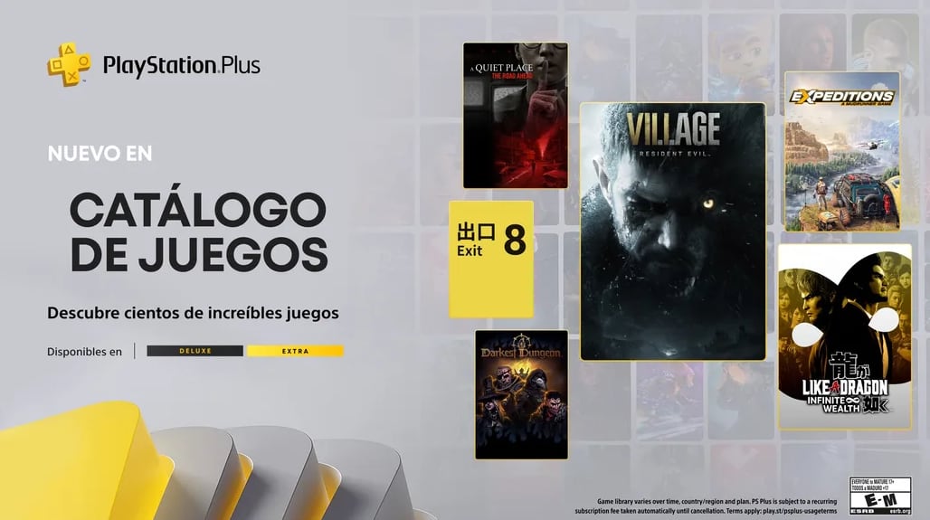 El catálogo de PlayStation Plus Extra y Premium para enero 2026 sumó nueve juegos nuevos para PS4 y PS5, abarcando múltiples géneros populares.