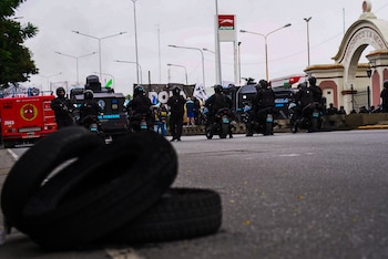 Corte - protestas en Puente Pueyrredón