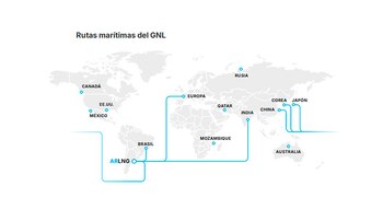 Punta Colorada, en Río Negro, apunta a convertirse en la base operativa de la gran apuesta argentina para el mercado global de GNL