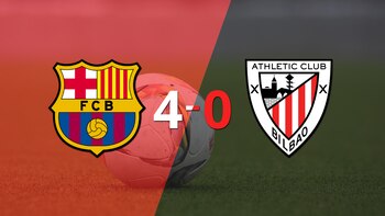 Barcelona sentenció con goleada 4-0