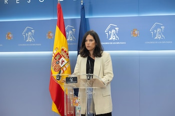 01/09/2026 La portavoz de Vox en el Congreso, Pepa Millán, durante una rueda de prensa en el Congreso de los Diputados, a 1 de septiembre de 2026, en Madrid (España).
POLITICA
Jesús Hellín - Europa Press
