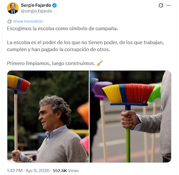 - crédito @sergio_fajardo/X