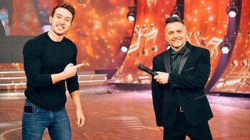 Martín Salwe junto a Ángel