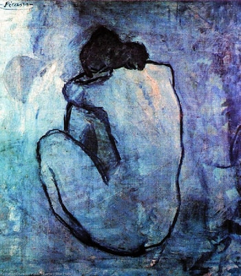 "Desnudo azul" (1902), de Pablo