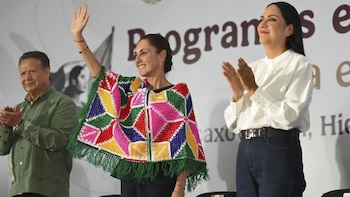 Claudia Sheinbaum destacó el mensaje de soberanía desde Hidalgo. (Foto: Presidencia)