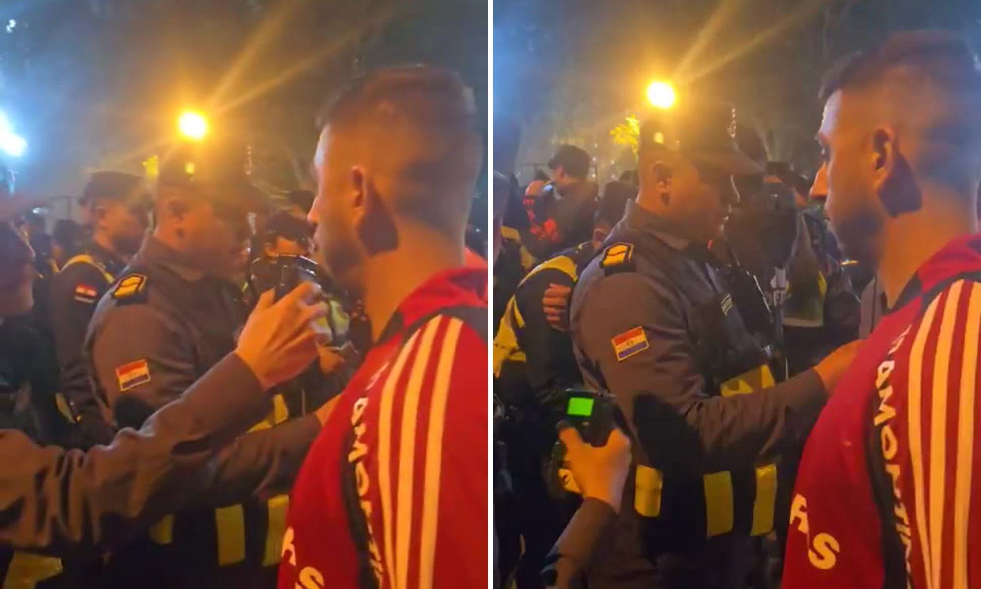 La Policía de Paraguay aplicó alcohol cero y demoró a hinchas de River en la previa del partido