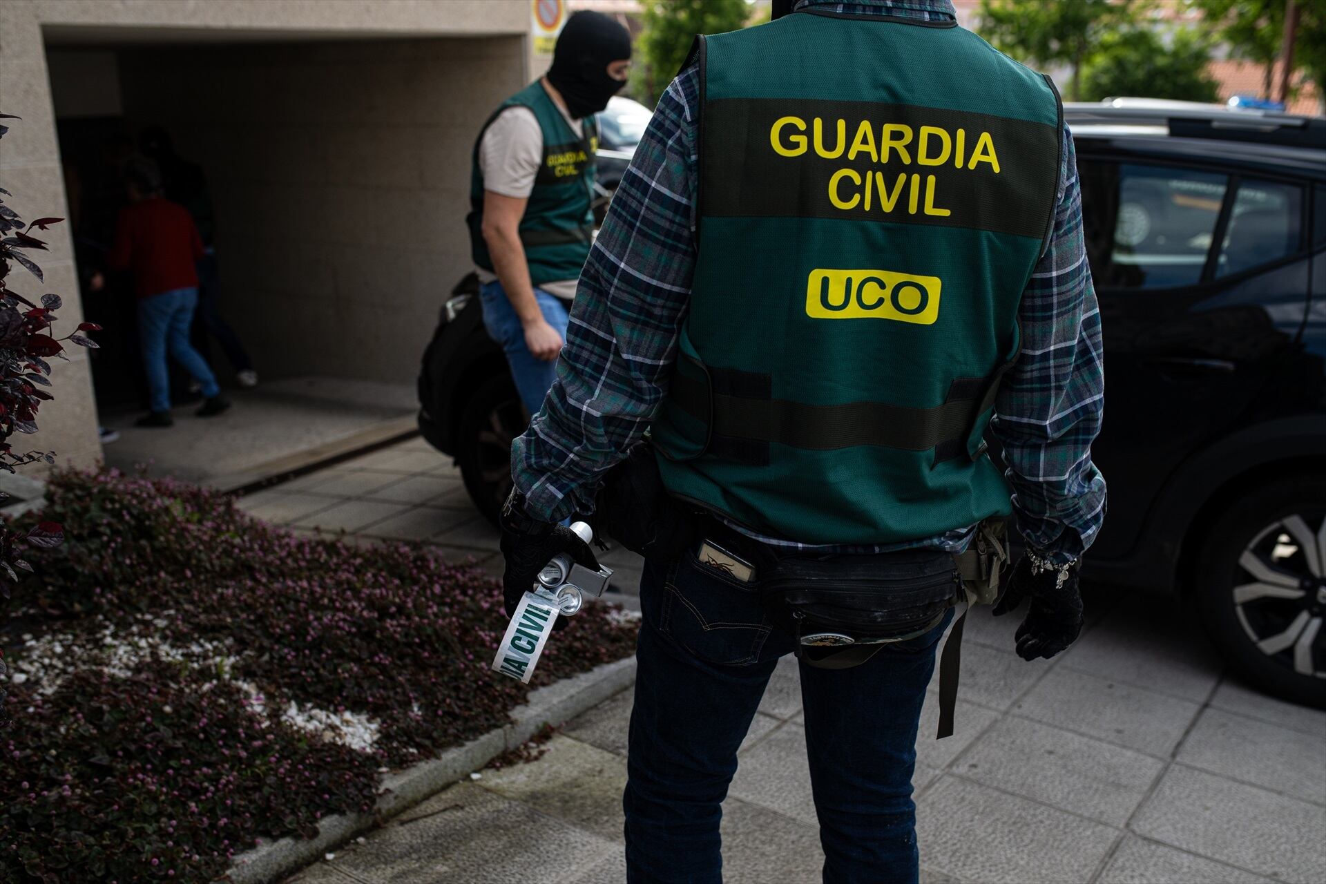 Agentes de la UCO de la Guardia Civil