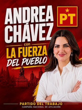 PT Chihuahua respalda a Andrea Chávez para ser la coordinadora estatal de la Defensa de la Transformación (Foto: PT Chihuahua)
