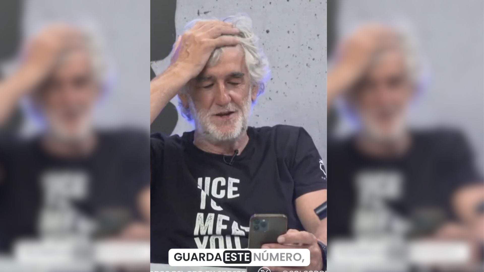 Juanma López Iturriaga comentando su episodio de estafa (X/ @colgadosdelaro)