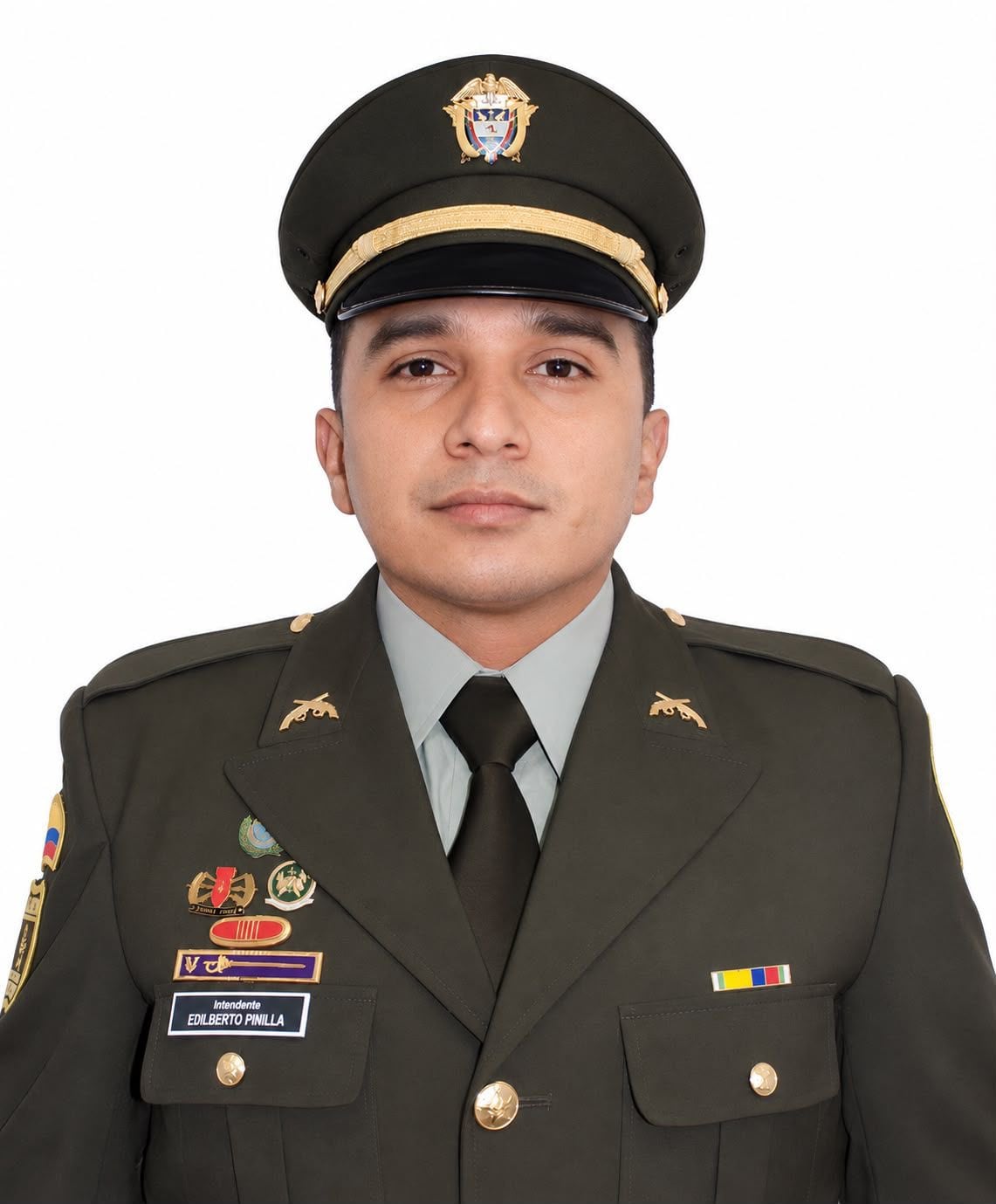 El intendente Edilberto Pinilla Cárdenas er oriundo de Cunday, Tolima - crédito Policía Nacional