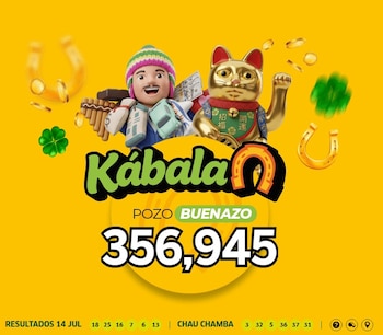 Resultados AO VIVO da Kabbalah: verifique os números vencedores e se você ganhou o jackpot. Captura: América Tv.