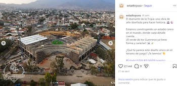 El conflicto social por la obra del Estadio Yu’Va ha provocado el colapso de vialidades como el boulevard Eduardo Vasconcelos y el Crucero de la Ex Vocho. (Instagram/ @estadioyuva)