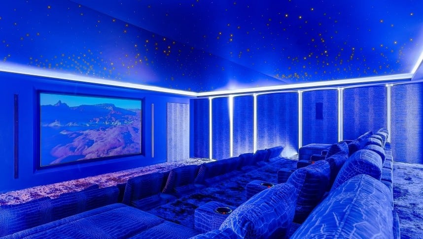 La mansión dispone de una sala de cine para 22 personas. (Idealista/Engel & Völkers)