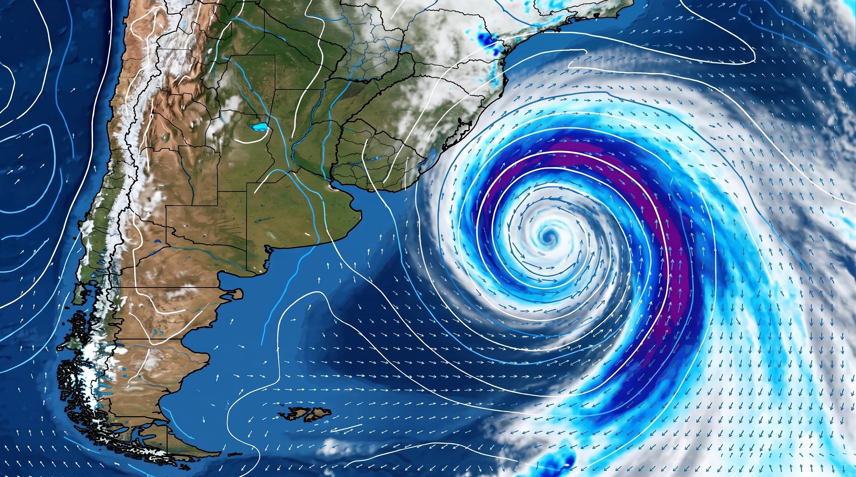 La ciclogénesis avanzará sobre gran parte de Argentina entre el domingo 27 y el martes 29 de septiembre (Imagen Ilustrativa Infobae)