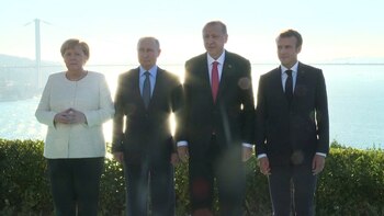 Angela Merkel, Vladimir Putin, Recep