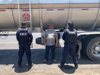 El hombre capturado
(Secretaría de