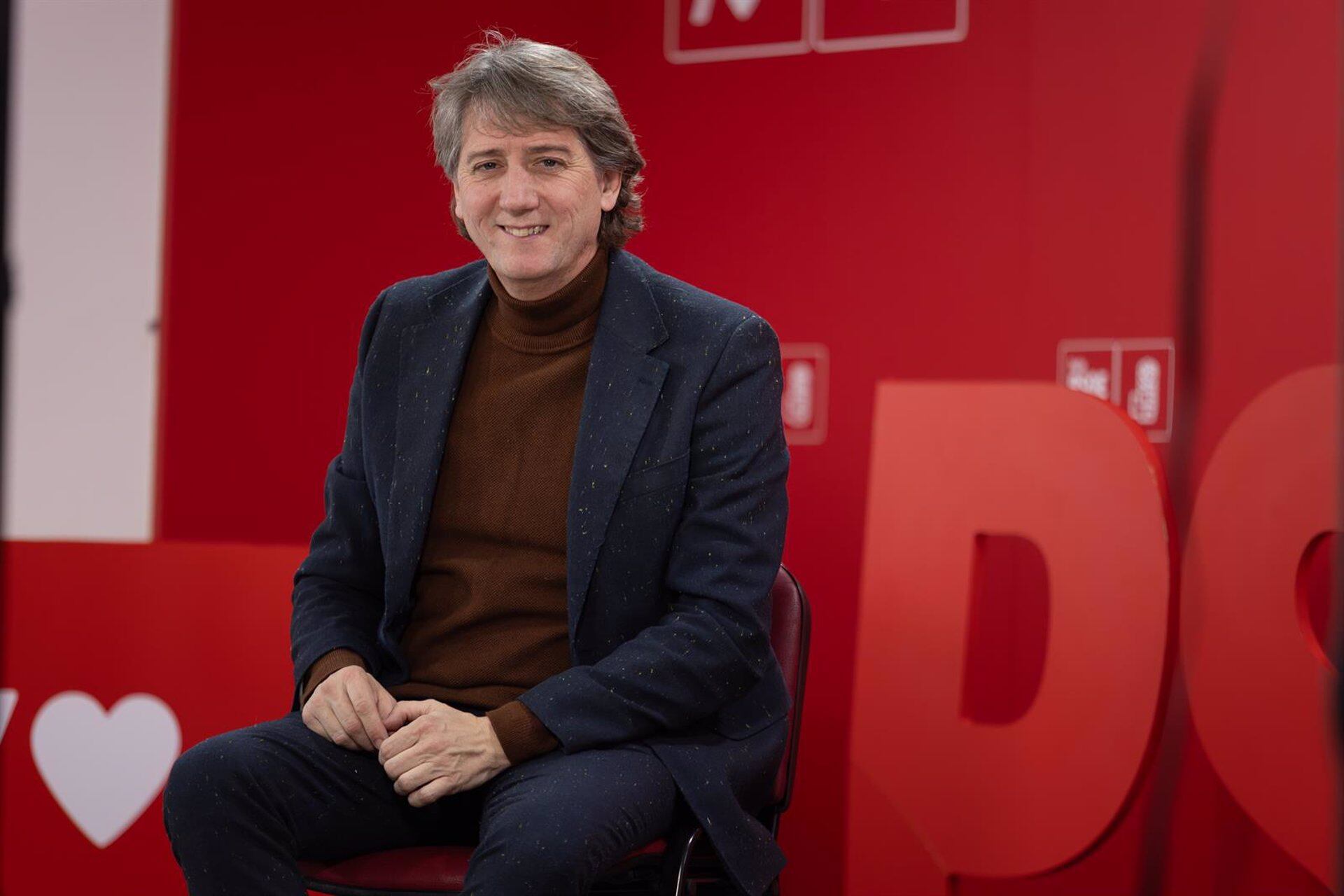 El secretario general del PSOE de Castilla y León y candidato a la Presidencia de la Junta, Carlos Martínez (C. Serrano / Europa Press)