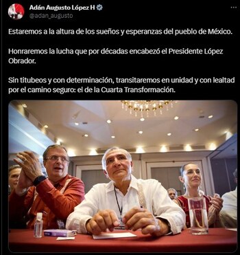 El aún titular de la