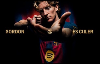 Gordon ficha por el Barça.