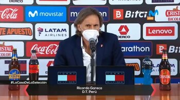 Ricardo Gareca dio conferencia luego de empate entre Perú y Ecuador.