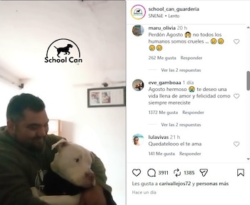 Los comentarios de las personas en la publicación de School Can