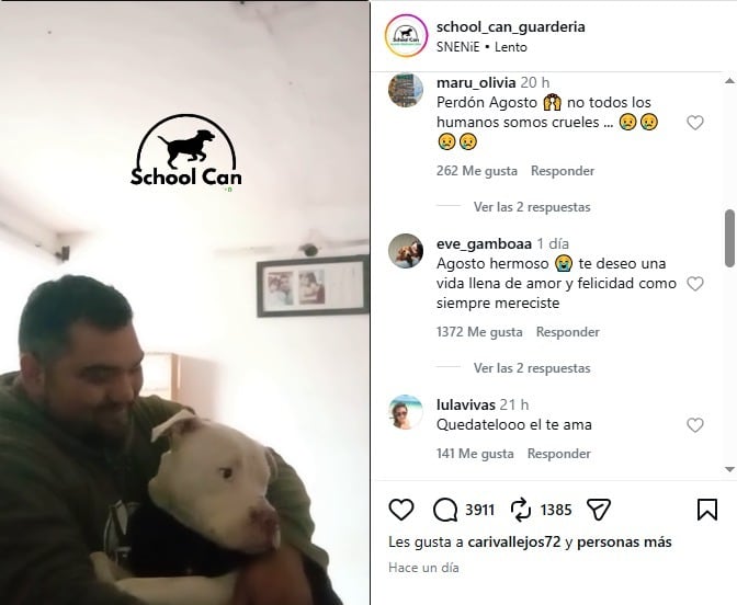 Los comentarios de las personas en la publicación de School Can