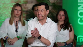 Moreno descarta un acuerdo como Extremadura o Aragón si roza la mayoría absoluta: "PSOE y Vox deberían abstenerse"
