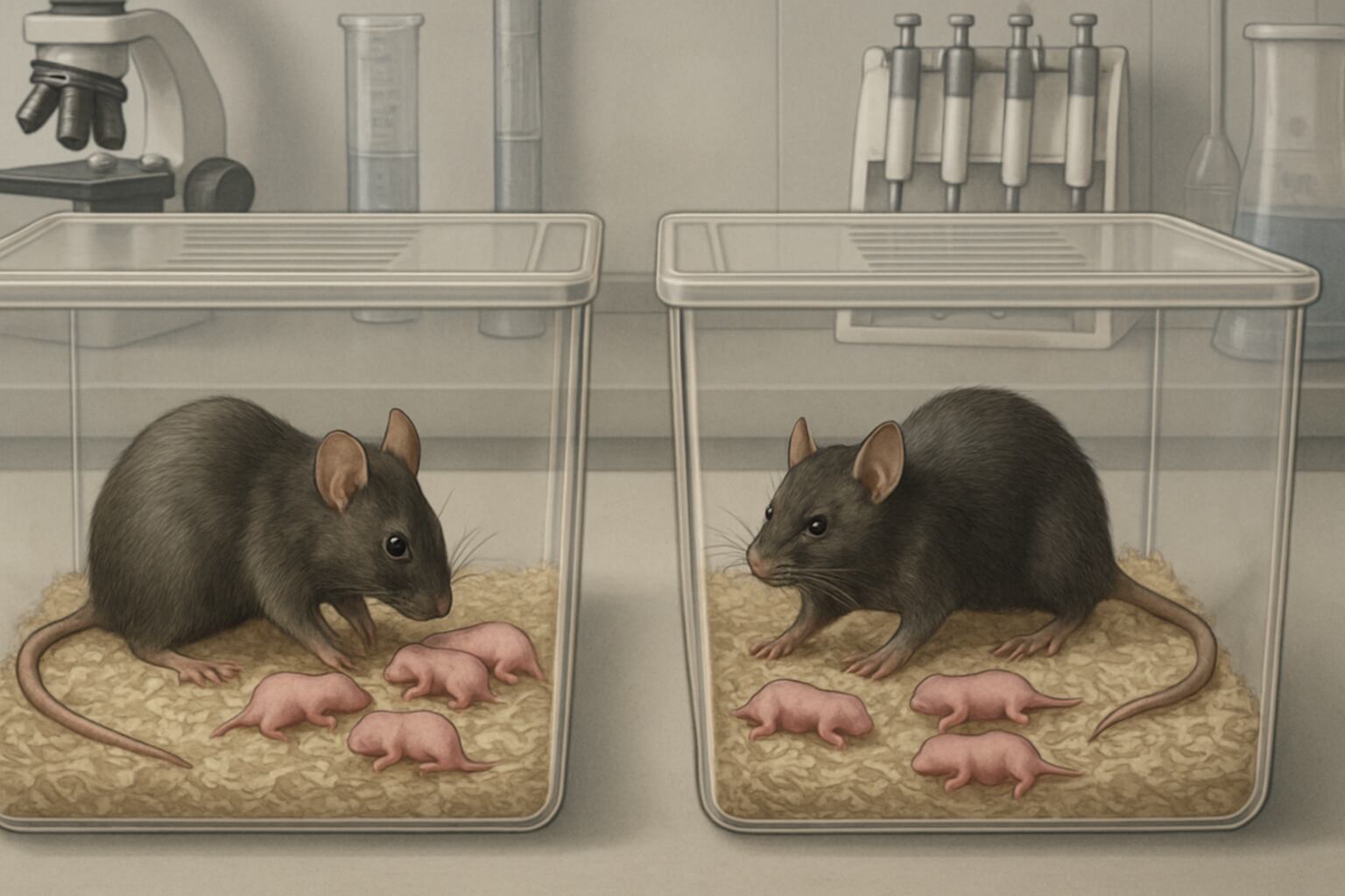 El hallazgo sugiere que la empatía y el cuidado parental dependen de circuitos neuronales sensibles a las condiciones fisiológicas (Imagen Ilustrativa Infobae)