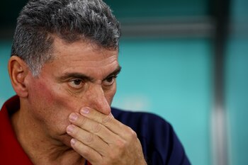 Luis Fernando Suárez sufrió la