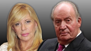 Bárbara Rey y el rey Juan Carlos, en montaje de Infobae. (Fotos: Europa Press)
