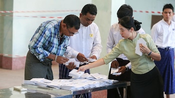 El partido respaldado por la