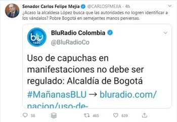 Captura trino del senado Carlos