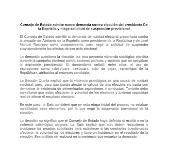Consejo de Estado - crédito Consejo de Estado