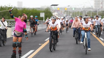 Sheinbaum inauguró el puente Nichupté en Cancún: reiteró que gobiernos anteriores “construyeron desigualdad, corrupción, odio”