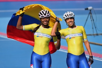 Colombia sumó cuatro oros en las pruebas de patinaje de velocidad - crédito Comité Olímpico Colombiano
