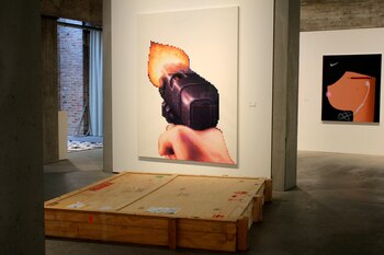 Una de las obras expuestas