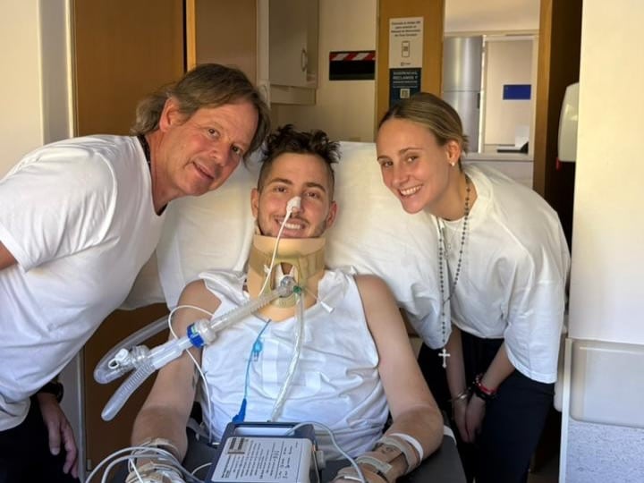 Juan Cruz era candidato a pelear los puestos de punta en la categoría Autos del Rally Dakar (@juanxyacopini)