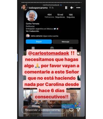 El pedido de los familiares