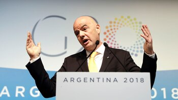 El presidente de la FIFA,