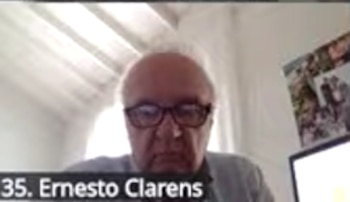 Ernesto Clarens en la audiencia