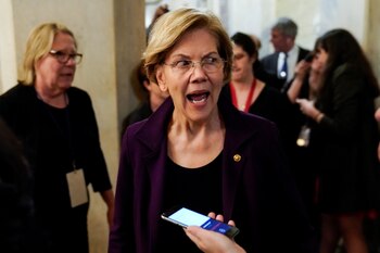 La senadora demócrata y pre