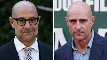 Stanley Tucci y Mark Strong se divierten con la confusión entre ambos