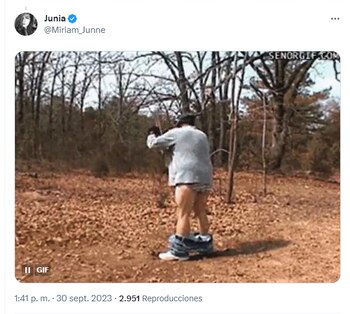 Captura de pantalla (X @Miriam_Junne)