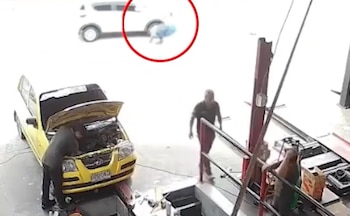 Autoridades deberán esclarecer presunto atropello a empleado de Air-e durante una inspección - crédito @primeronoticiaa/X