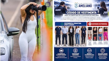 Escándalo en Paraguay por el código de vestimenta que impuso un club para los partidos: la respuesta de una fotógrafa