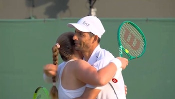 Marcelo Arévalo avanzó a la final de Wimbledon en dobles mixtos junto a Jelena Ostapenko tras vencer a Christian Harrison y Shuai Zhang. (Cortesía: Federación Salvadoreña de Tenis)