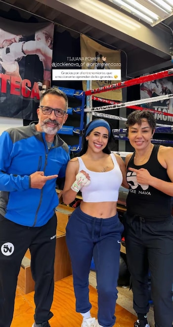 La creadora de contenido se