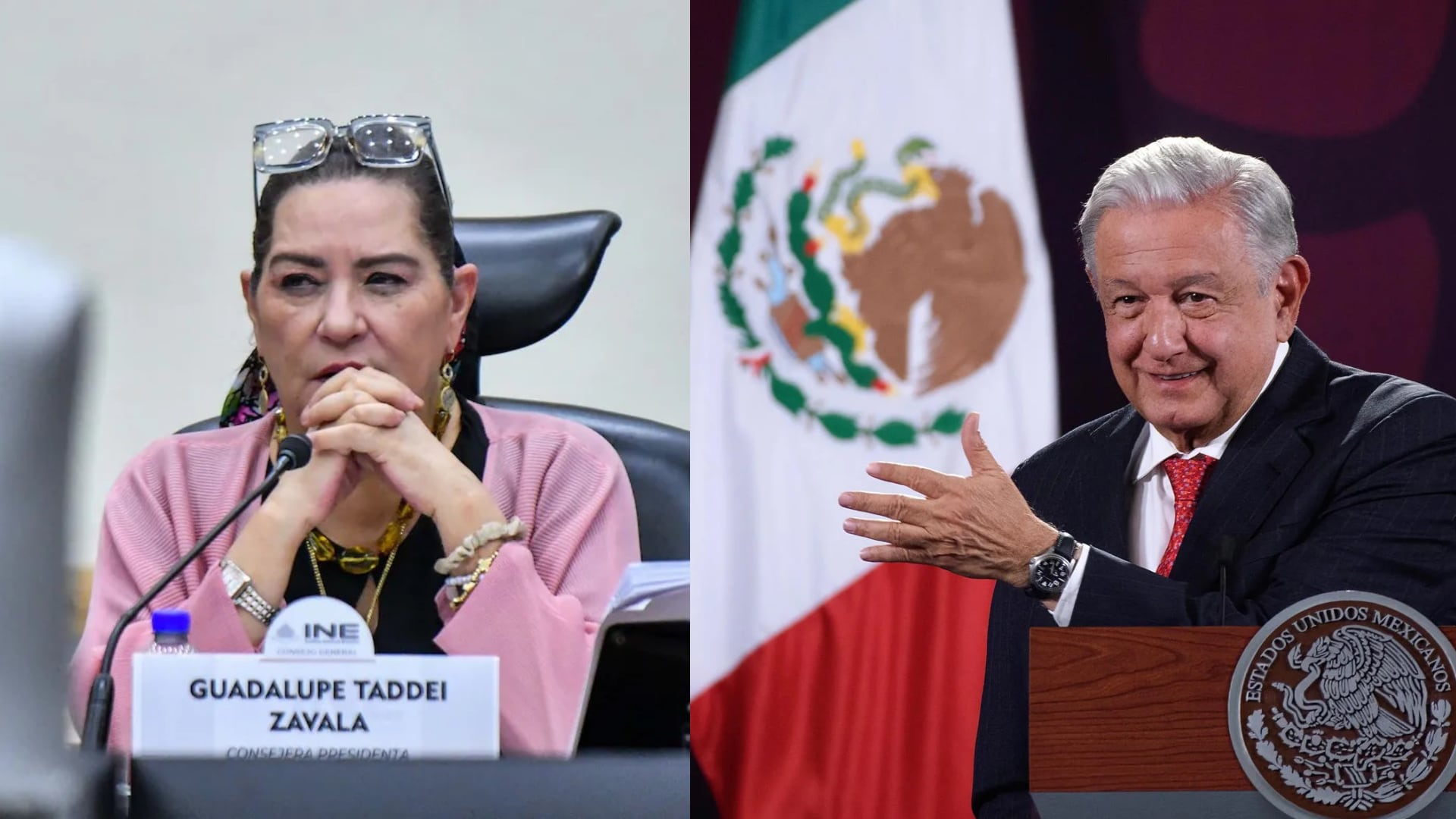 En redes sociales resurgieron los dichos por el expresidente López Obrador cuando defendió en 2023 la llegada de Taddei al máximo órgano electoral en México.