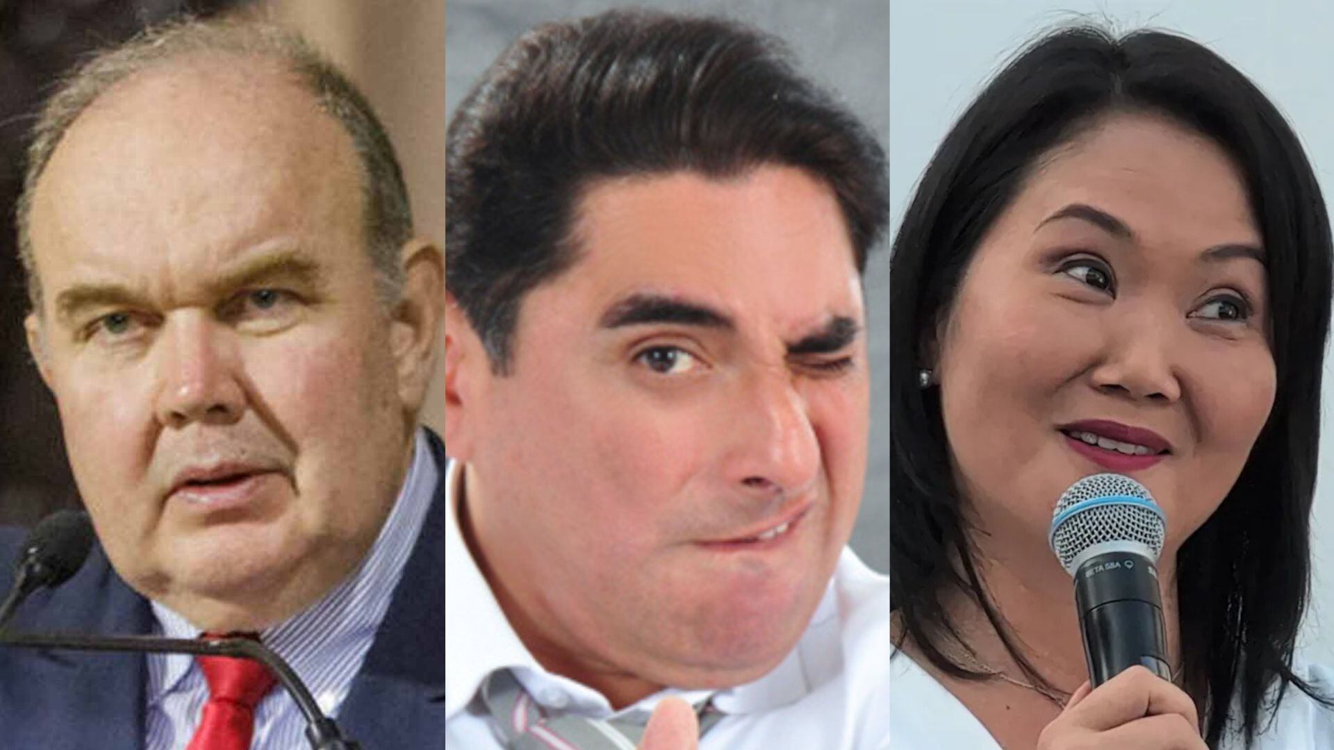 Rafael López Aliaga, Keiko Fujimori y Carlos Álvarez concentran su respaldo  en Lima mas no en el resto de regiones - Infobae