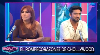 Pablo Heredia quebra o silêncio sobre o apoio de Shirley Arica: “Isso me deixou desconfortável”. Captação: Magaly TV La Firme.